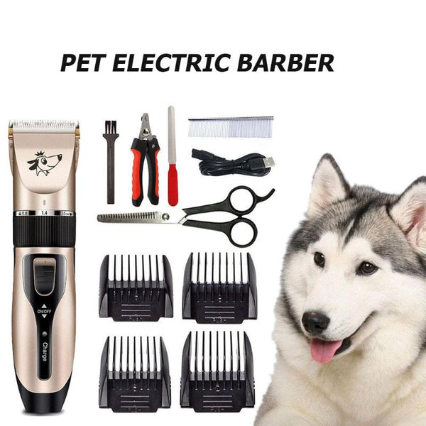 Professional Pet Dog Hair Trimmer Animal Grooming Clippers Low-noise Cat Cutter Machine Shaver Electric Scissor Clipper