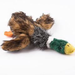 Dog Toys Squirrel Pet Toys Plush Puppy Chew Animals Squirrel Duck Shaped Squeak AB