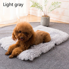 Winter Pet Dog Bed Long Plush Soft Comfortable Fleece Pet Cushion House Puppy Dog Cat Sleeping Bed For Dogs Cats Chihuahua