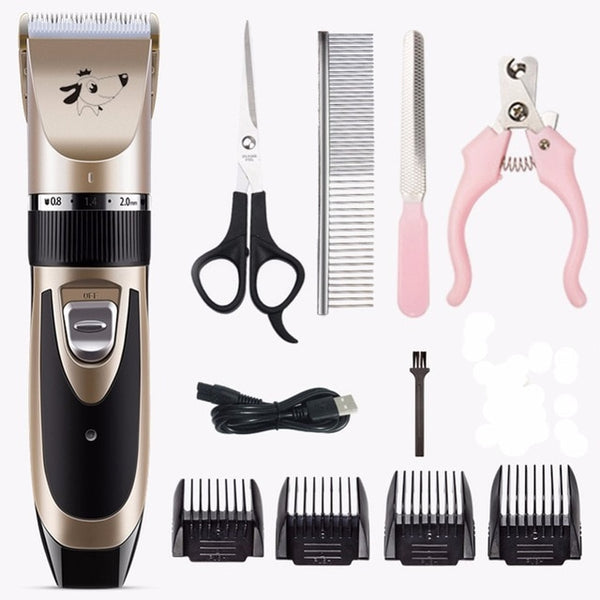 Professional Pet Dog Hair Trimmer Animal Grooming Clippers Low-noise Cat Cutter Machine Shaver Electric Scissor Clipper