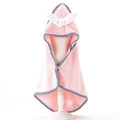 Cute Pet Dog Towel Soft Drying Bath Pet Towel For Dog Cat Hoodies Puppy Super Absorbent Bathrobes Cleaning Necessary supply