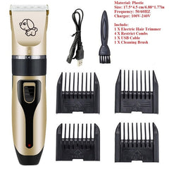 Pet Electric Clipper Rechargeable Low-noise USB Pet Dog Hair Trimmer Shaving Electric Cat Dog Hair Trimmer Grooming Cutter 2019