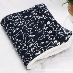 Soft Pet Dog Warm Bed Cat House Washable Home Blanket Large Dog Bed Cushion Mattress Kennel Soft Crate Mat Cats Pillow Slipcover