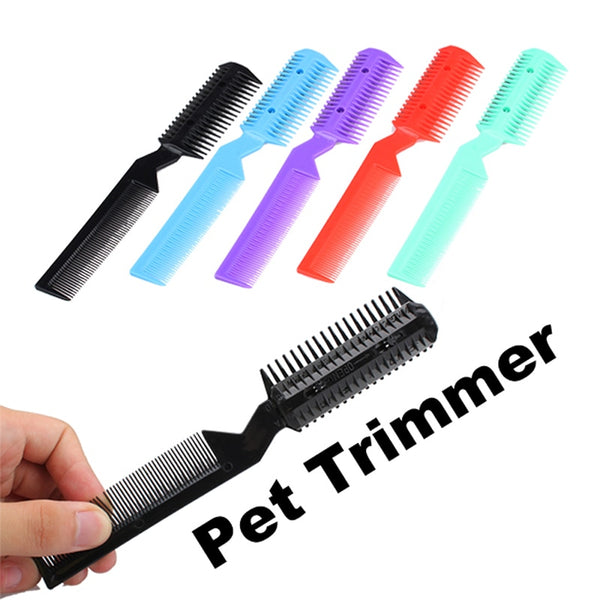 Hot Sell Dog Hair Trimmer For Small Pet Cat Trimmer Grooming Hair Cutting Thinning Combs Scissors Pet Shears Razor Cutting