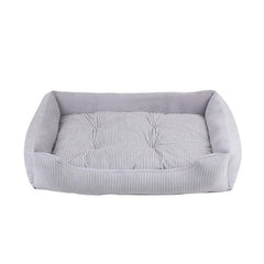 6 Size Pet Bed Dog Warm Pad Winter Mat Striped Pet Products Small Medium Large Big Size Easy to Clean Kennel Waterproof Pet Nest