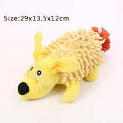 Fun Pet Dog Toys Puppy Chew Squeaker Toy Squeaky Plush Sound Animal Shape Molar Toys Pet Training Dog Toy