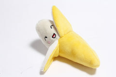 1pc Plush Squeaky Bone Dog Toys Animals Cartoon Puppy Training Toy Soft Banana Carrot And Vegetable Pet Supplies