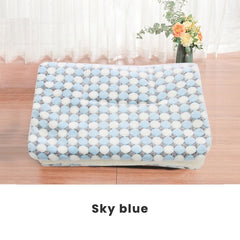 Thickened Pet Soft Fleece Pad Blanket Bed Mat For Puppy Dog Cat Home Washable Rug Keep Warm S/M/L/XL/XXL/XXXL Sofa Cushion