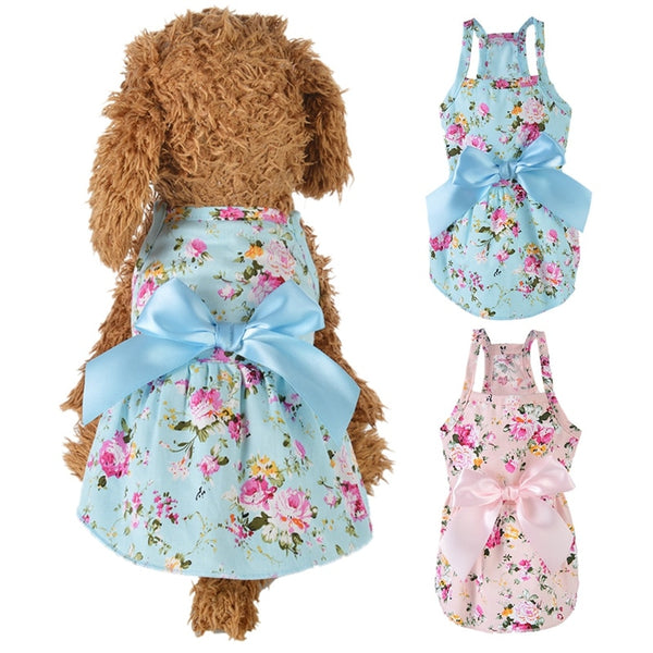 New Pet Dog Clothes Dress Sweety Princess Dress Teddy Puppy Wedding Dresses Fot Dog Small Medium Dogs Pet Accessories