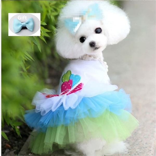 Dog Clothes for Small Dogs Dress Sweety Princess Dress Spring Summer Puppy Small Dog Lace Princess Chihuahua Dog Mascotas Roupa