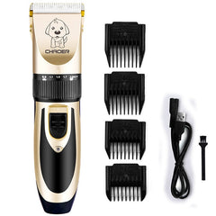 Rechargeable Low-noise Cat Dog Hair Trimmer Electrical Pet Hair Clipper Remover Cutter Grooming Pets Haircut Machine for Dogs